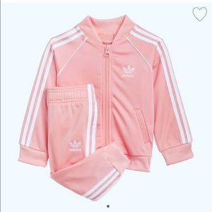 Adidas OG pink track suit